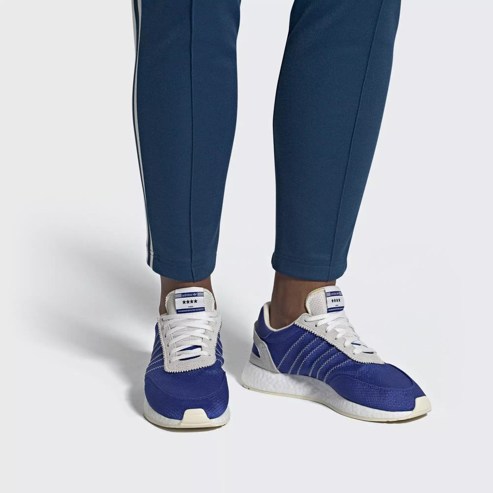 Adidas I-5923 Tenis Azules Para Mujer (MX-32317)